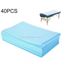 40 PCS without Hole 100x200cm Disposable Thicken Non-Woven Fabric Waterproof Oil-proof Beauty Salon Massage Bed Hospital Bed Coverlet