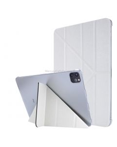 For iPad Pro 11 (2020) Silk Texture Horizontal Deformation Flip Leather Case with Three-folding Holder