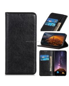 For Galaxy A21s Magnetic Crazy Horse Texture Horizontal Flip Leather Case with Holder & Card Slots & Wallet