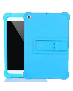 For iPad mini 5 / 4 Tablet PC Silicone Protective Case with Invisible Bracket