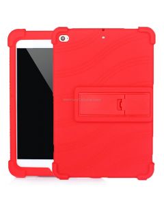 For iPad mini 5 / 4 Tablet PC Silicone Protective Case with Invisible Bracket