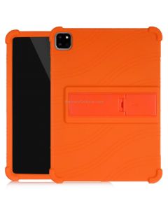 For iPad Pro 11 inch （2018） Tablet PC Silicone Protective Case with Invisible Bracket
