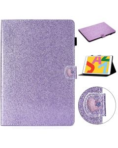 For iPad Air Love Buckle Glitter Horizontal Flip Leather Case with Holder & Card Slots