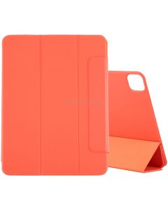 For iPad Pro 12.9 inch(2020) Horizontal Flip Ultra-thin Double-sided Clip Magnetic PU Leather Case With Three-folding Holder & Sleep / Wake-up Function