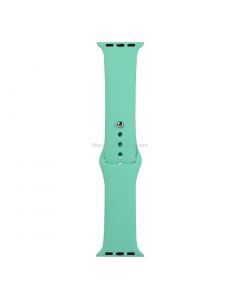 For Apple Watch Series 5 & 4 44mm / 3 & 2 & 1 42mm Silicone Watch Replacement Strap, Long Section (Men)
