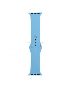 For Apple Watch Series 5 & 4 44mm / 3 & 2 & 1 42mm Silicone Watch Replacement Strap, Long Section (Men)