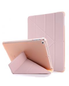 For iPad Air 2 Airbag Deformation Horizontal Flip Leather Case with Holder & Pen Holder