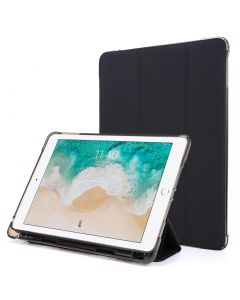 For iPad Air 2 Airbag Horizontal Flip Leather Case with Three-fold Holder & Pen Holder