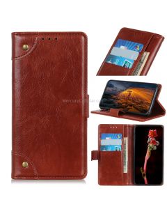 For iPhone 12 5.4 inch Copper Buckle Nappa Texture Horizontal Flip Leather Case with Holder & Card Slots & Wallet