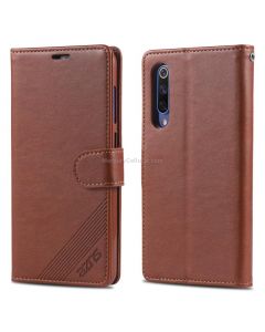 For Xiaomi Mi 9 / 9 SE AZNS Sheepskin Texture Horizontal Flip Leather Case with Holder & Card Slots & Wallet