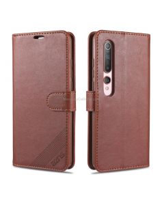 For Xiaomi Mi 10 / 10 Pro AZNS Sheepskin Texture Horizontal Flip Leather Case with Holder & Card Slots & Wallet