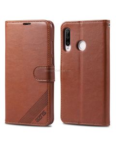 For Huawei P30 Lite / Nova 4E AZNS Sheepskin Texture Horizontal Flip Leather Case with Holder & Card Slots & Wallet