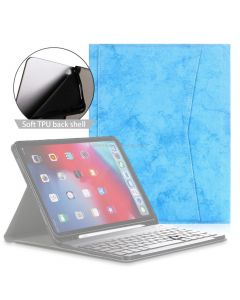 For iPad Pro 11 (2020) Marble Cloth Texture Horizontal Flip Leather Case with Pen Slot & Holder without Keyboard