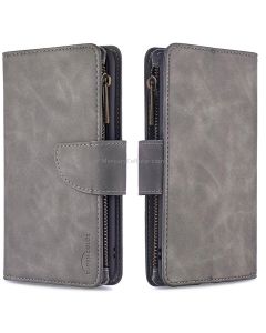 For Huawei P30 Lite / nova 4e Skin Feel Detachable Magnetic Zipper Horizontal Flip PU Leather Case with Holder & Card Slots & Wallet & Photo Frame & Lanyard