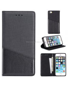 For iPhone 5 MUXMA MX109 Horizontal Flip Leather Case with Holder & Card Slot & Wallet