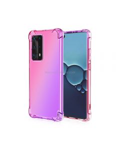 For Huawei P40 Pro Four-Corner Airbag Shockproof Gradient Color TPU Protective Case