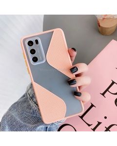 For Huawei P40 Pro Contrast Color Stitching TPU Protective Case
