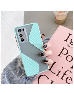 For Huawei P40 Contrast Color Stitching TPU Protective Case