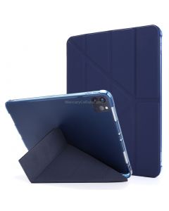 For iPad Pro 11 (2020/2018) Multi-folding Horizontal Flip PU Leather + Shockproof TPU Case with Holder & Pen Slot