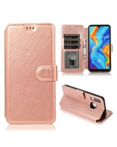 For Huawei P30 Lite Calf Texture Magnetic Buckle Horizontal Flip Leather Case with Holder & Card Slots & Wallet & Photo Frame