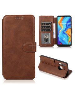 For Huawei P30 Lite Calf Texture Magnetic Buckle Horizontal Flip Leather Case with Holder & Card Slots & Wallet & Photo Frame