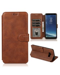 For Samsung Galaxy S8 Plus Calf Texture Magnetic Buckle Horizontal Flip Leather Case with Holder & Card Slots & Wallet & Photo Frame