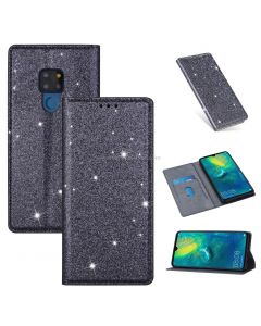 For Huawei Mate 20 Ultrathin Glitter Magnetic Horizontal Flip Leather Case with Holder & Card Slots