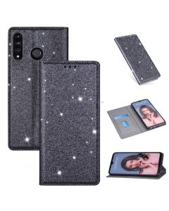 For Huawei P30 Lite Ultrathin Glitter Magnetic Horizontal Flip Leather Case with Holder & Card Slots