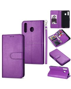 For Huawei P30 Lite Ultra-thin 9 Card Horizontal Flip Leather Case, with Card Slots & Holder & Lanyard