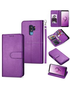 For Samsung Galaxy S9+ Ultra-thin 9 Card Horizontal Flip Leather Case, with Card Slots & Holder & Lanyard
