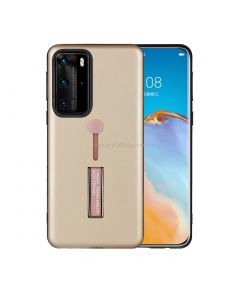 For Huawei P40 Pro Oil Feel Shockproof TPU + PC Protective Case with Holder