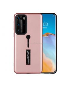 For Huawei P40 Pro Oil Feel Shockproof TPU + PC Protective Case with Holder