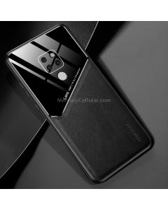 For Huawei Mate 20 All-inclusive Leather + Organic Glass Protective Case with Metal Iron Sheet