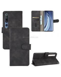 For Xiaomi Mi 10 Solid Color Skin Feel Magnetic Buckle Horizontal Flip Calf Texture PU Leather Case with Holder & Card Slots & Wallet