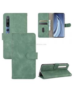 For Xiaomi Mi 10 Solid Color Skin Feel Magnetic Buckle Horizontal Flip Calf Texture PU Leather Case with Holder & Card Slots & Wallet