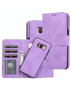 For Samsung Galaxy S8 Retro 2 in 1 Detachable Magnetic Horizontal Flip TPU + PU Leather Case with Holder & Card Slots & Photo Frame & Wallet