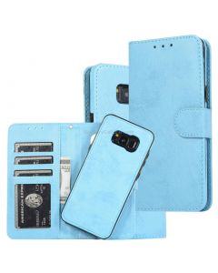 For Samsung Galaxy S8+ Retro 2 in 1 Detachable Magnetic Horizontal Flip TPU + PU Leather Case with Holder & Card Slots & Photo Frame & Wallet