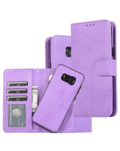 For Samsung Galaxy S8+ Retro 2 in 1 Detachable Magnetic Horizontal Flip TPU + PU Leather Case with Holder & Card Slots & Photo Frame & Wallet