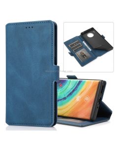 For Huawei Mate 30 Pro Retro Magnetic Closing Clasp Horizontal Flip Leather Case with Holder & Card Slots & Photo Frame & Wallet