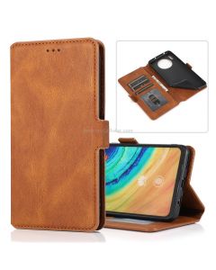 For Huawei Mate 30 Retro Magnetic Closing Clasp Horizontal Flip Leather Case with Holder & Card Slots & Photo Frame & Wallet