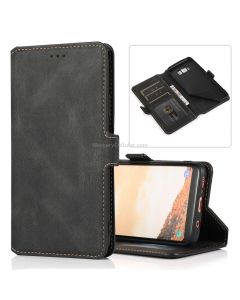For Samsung Galaxy S8 Retro Magnetic Closing Clasp Horizontal Flip Leather Case with Holder & Card Slots & Photo Frame & Wallet