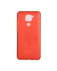 For Xiaomi Redmi Note 9 Color Button Translucent Frosted TPU Four-corner Airbag Shockproof Case