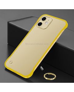 Frosted Anti-skidding TPU Protective Case with Metal Ring For iPhone 12 mini