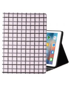 Woolen Plaid Pattern Horizontal Flip Leather Case with Holder & Sleep / Wake-up Function For iPad mini 2019 & 4