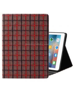 Woolen Plaid Pattern Horizontal Flip Leather Case with Holder & Sleep / Wake-up Function For iPad Pro 11 inch (2018)