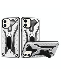 Shockproof TPU + PC Protective Case with Holder For iPhone 12 mini