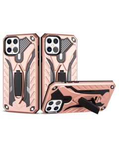 Shockproof TPU + PC Protective Case with Holder For iPhone 12 / 12 Pro