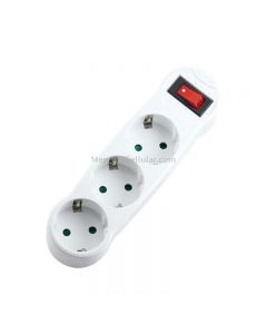 3 in 1 Extension Socket Wireless Power Converter, EU Plug