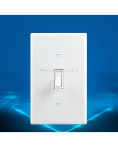 PC Double-connection Power Socket Switch, US Plug, Square White UL 20A Double Plug