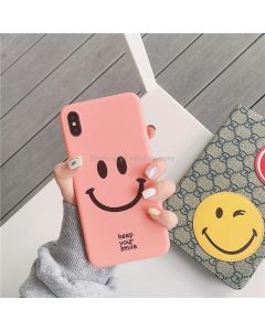 Cute Cartoon Smiley Face TPU Protective Case For iPhone XS Max